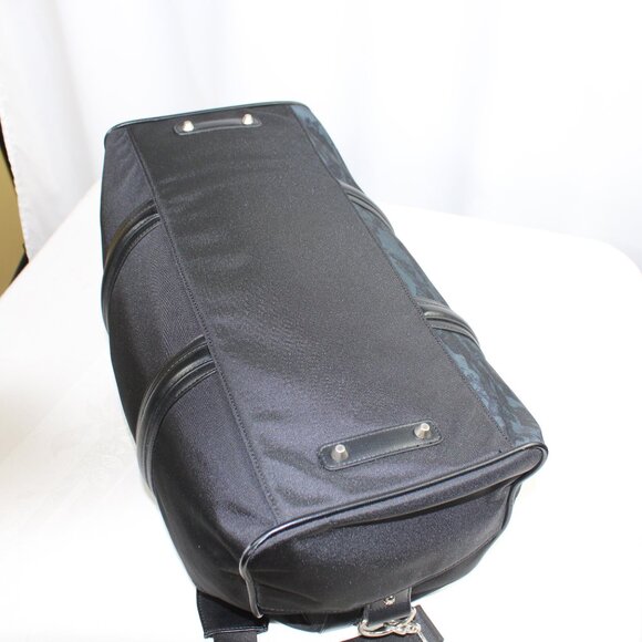 Robert Graham Reavy Black Blue Camo Weekender Duffle Style Carry-On Bag - Picture 5 of 9